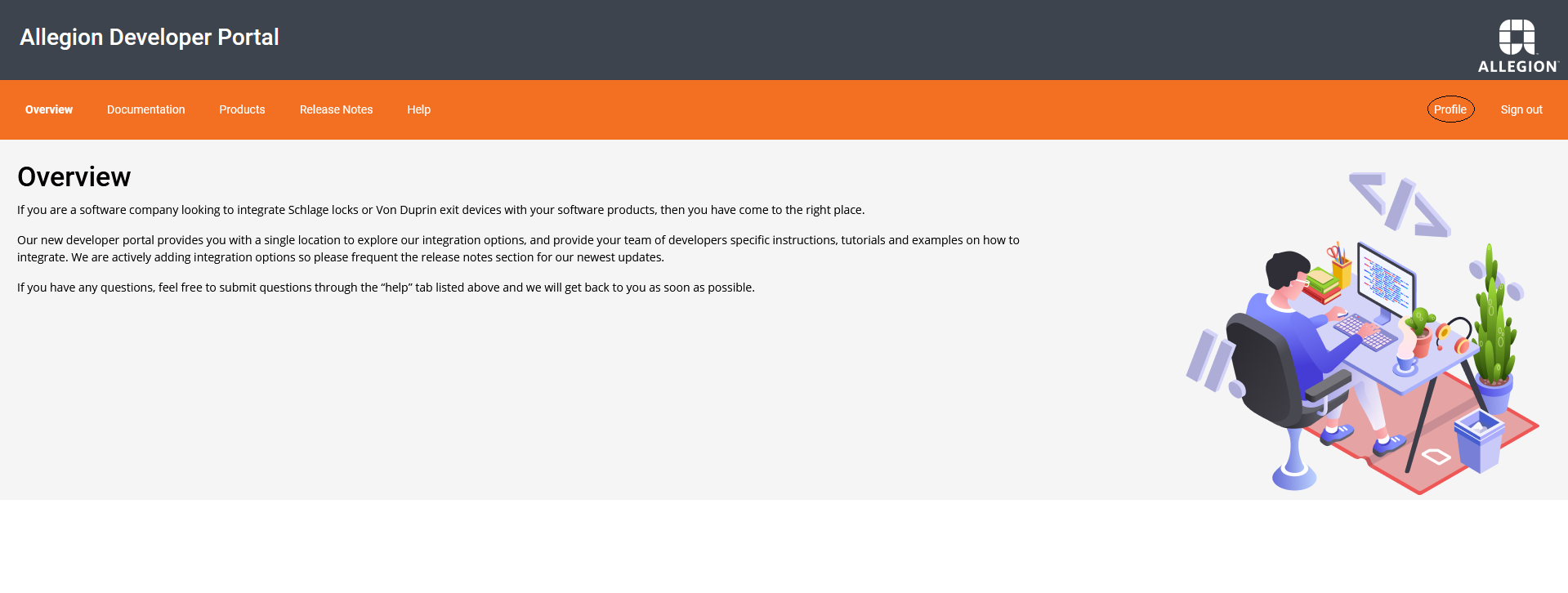 Allegion Developer Portal